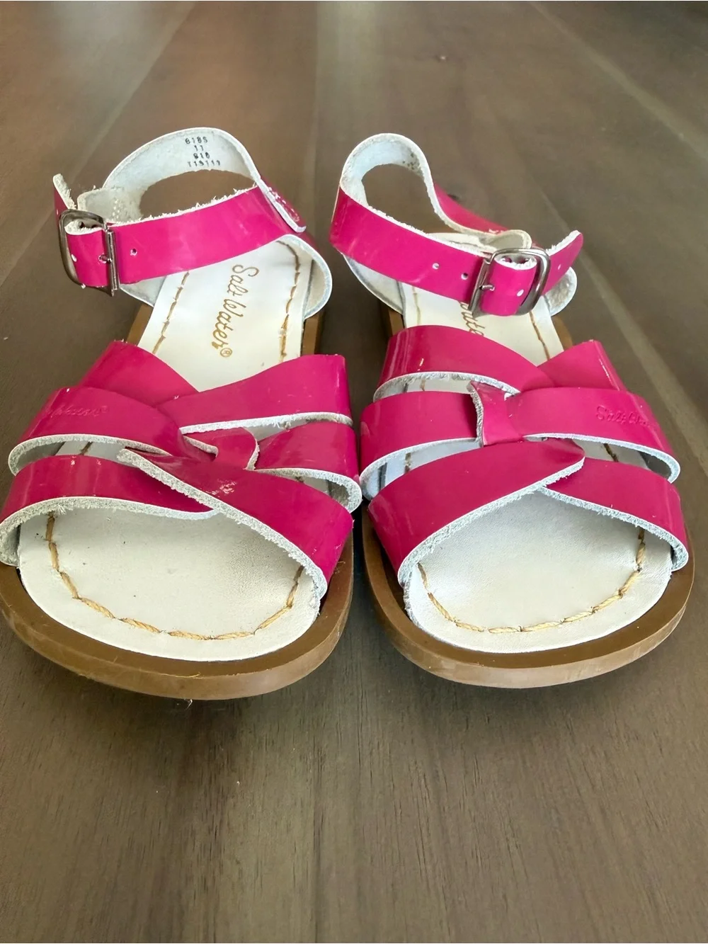 Girls' Hot Pink Strappy Summer Sandals